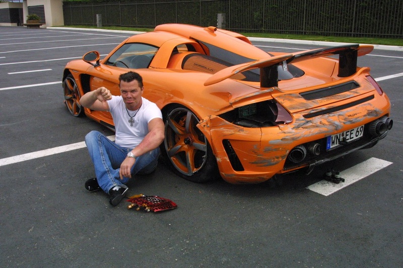 Gemballa Carrera GT Crashed by German Prince Marcus 5