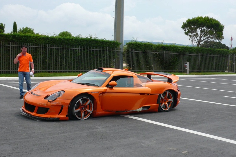 Gemballa Carrera GT Crashed by German Prince Marcus 6